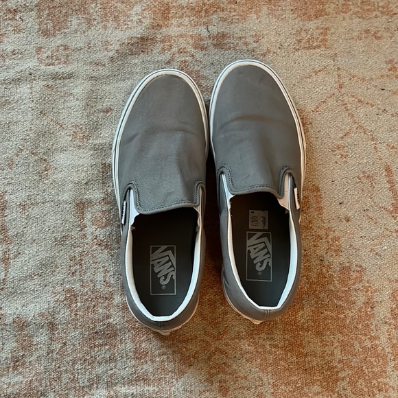 Vans Shoes - Womens grey Vans size 7.5
